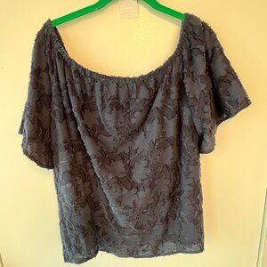 Banana Republic Lace Scoop Neck Top; Size L